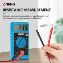 

ANENG Mini Portable Digital Multimeter Dc/Ac Voltage Current Meter Handheld Pocket Diode Triode Tester Multitester DT-182
