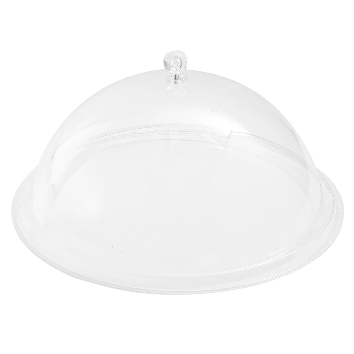 Cover Food Microwave Plate Cake Lid Dome Splatter Serving Clear Guard Protector Dish Covers Anti Tent Display Dessert, Size: 26.5X26.5X10.5CM