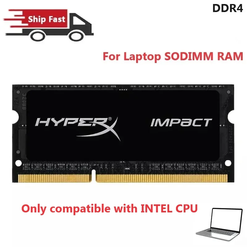 Computer Memory Kingston Memory DDR4 Ram SODIMM 4GB 8GB 3200MHz 16GB 2666Mhz 2400MHz Ram Laptop Memoria IntelCPU PC4 2400T 2666V 3200 LAPTOP