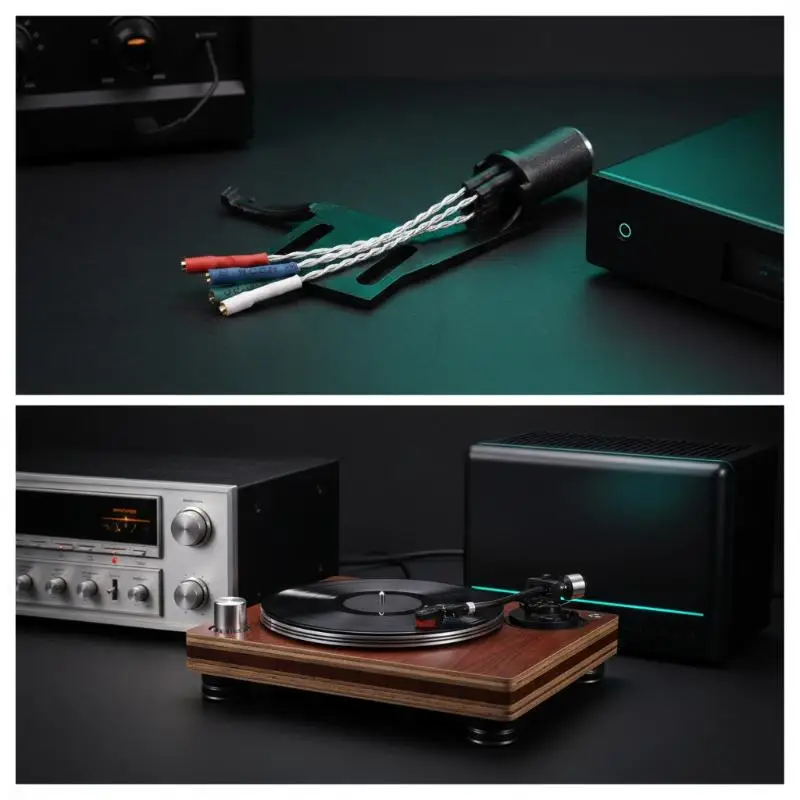 7홀 턴테이블 카트리지 스타일러스 헤드쉘 교체용 LP 비닐 레코드 플레이어 브래킷 턴테이블 카트리지 액세서리