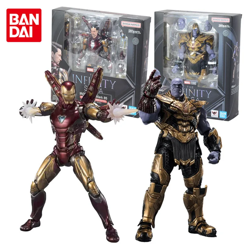 

Bandai S.H.Figuarts Marvel Thanos Iron Man Mark 85 FIVE YEARS LATER 2023 EDITION THE INFINITY SAGA Anime Action Figure Kids Toys