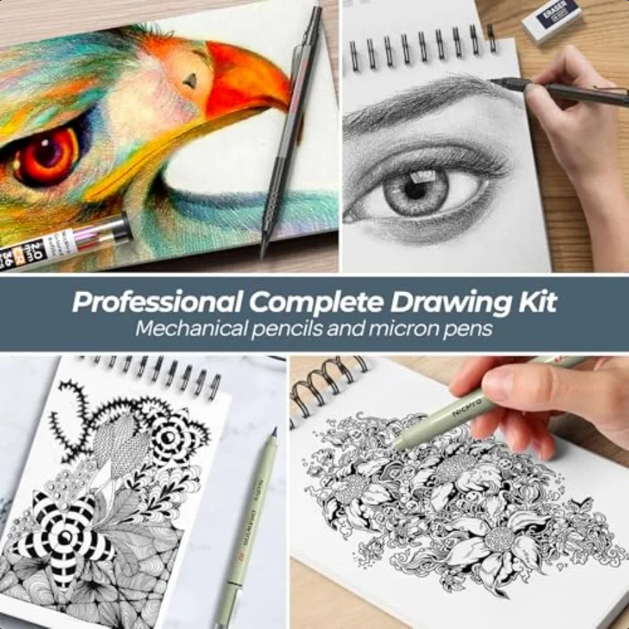58PCS Mechanical Pencil Set 6