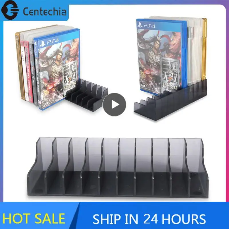 Ivyueenfor Switch Oled Console Game Card Box Storage Stand Holder Per Nindoswitch Lite Disk Card Holder Stand