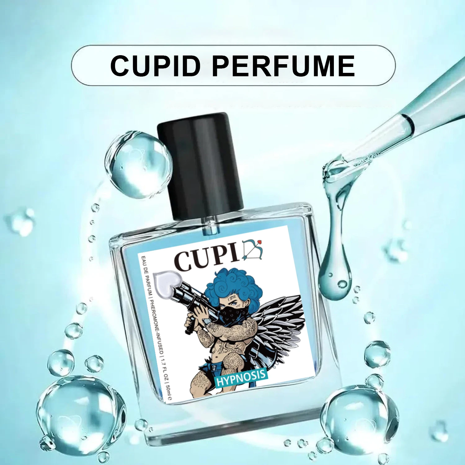 50ml Cupid Cologne Perfume Pheromone Cologne for Men Long Lasting Enhances Intimacy High Quality Hombre Perfume Attract Women view 3