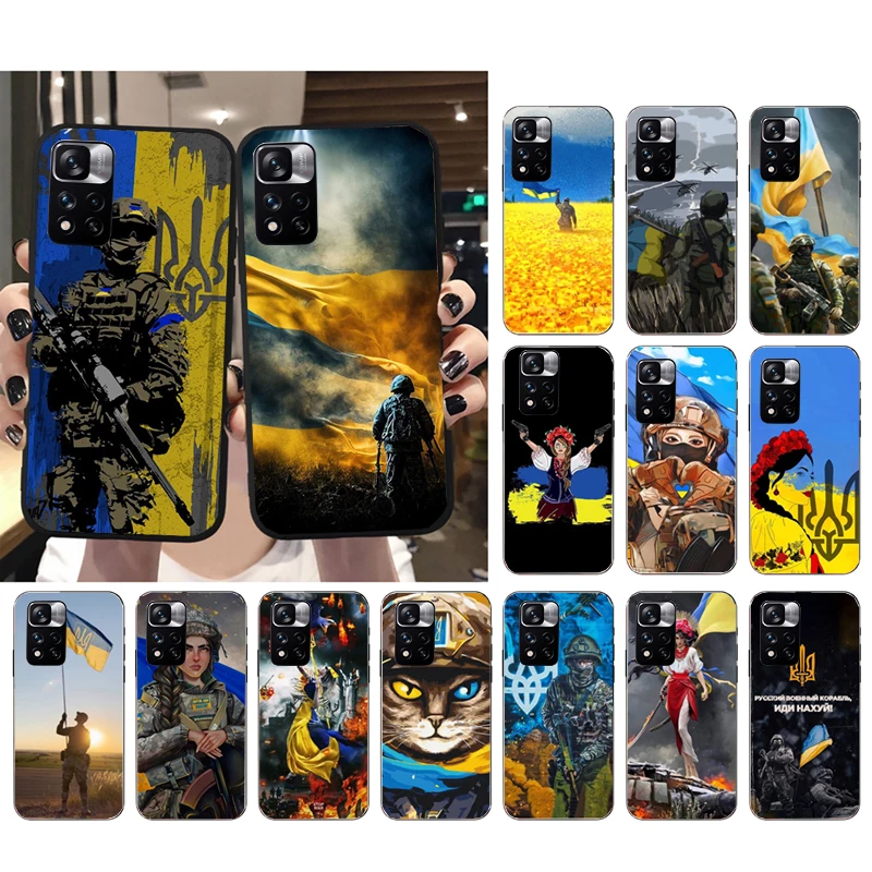 

Ukraine Flag Phone Case For Xiaomi Redmi Note 12 Pro 11S 11 10 Pro 10S Note 12R 12S 12 ProPlus Redmi 10 9C 12