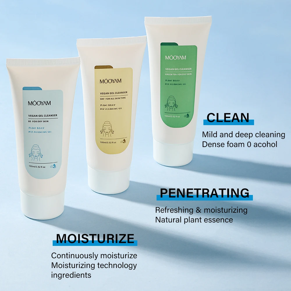 100ml B5 Tea Tree Prebiotic Foam Facial Cleanser Skin Cleansing Moisturizing Face Wash Foam Skincare 2