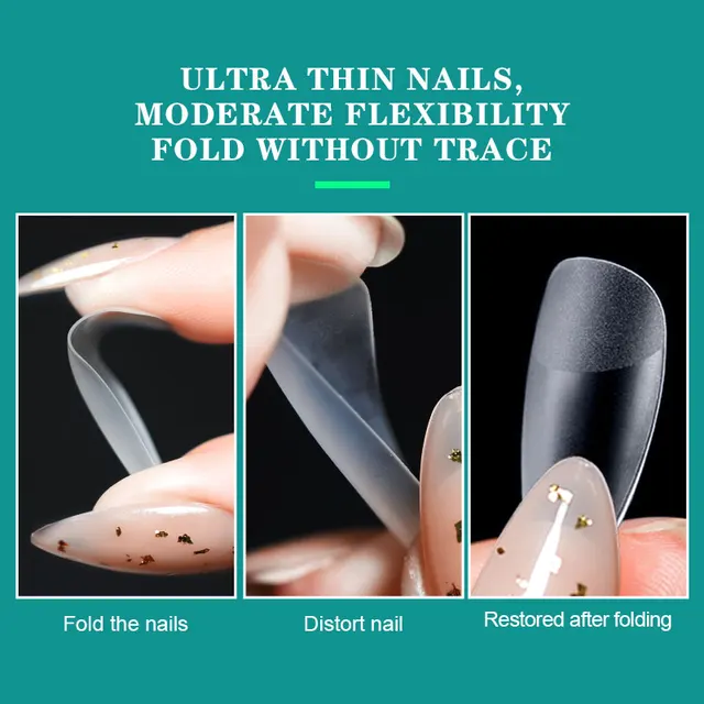 False Nail Tips Acrylic Extension Manicure 120 Piece Set 3