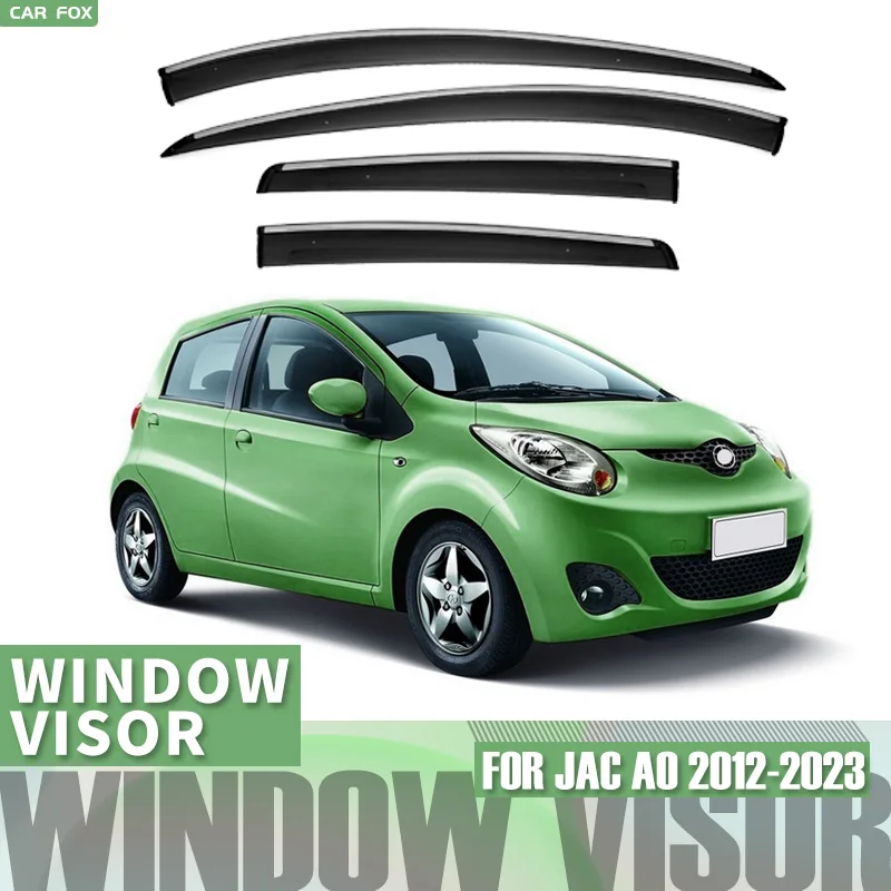 

For JAC A0 2012+ Plastic Window Visor Vent Shades Sun Rain Deflector Guard 4PCS/SE For JAC A0 2012+