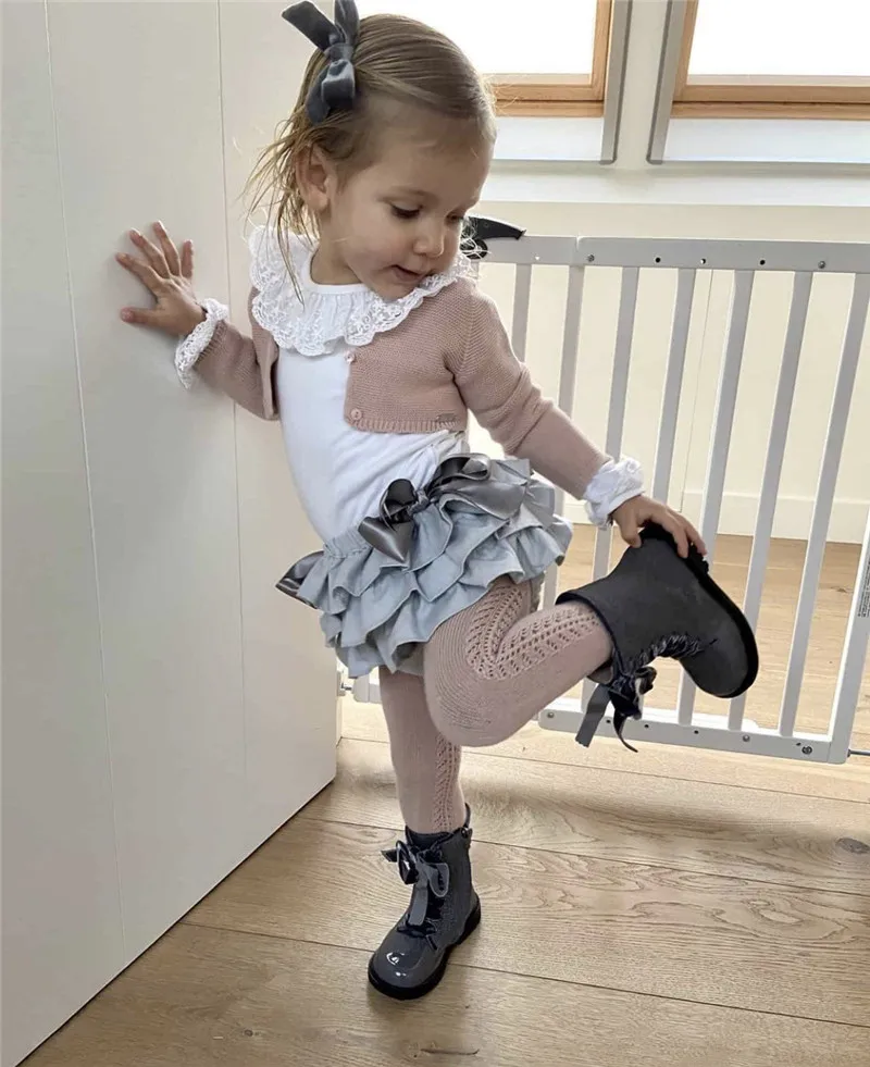 Baby Jungen Mädchen Strumpfhosen Sommer Baumwolle Kinder Kleinkind Strümpfe Atmungsaktive Feste Nettes Kind Spanien Prinzessin Strumpfhosen Für 0-5Yrs – Detail 4