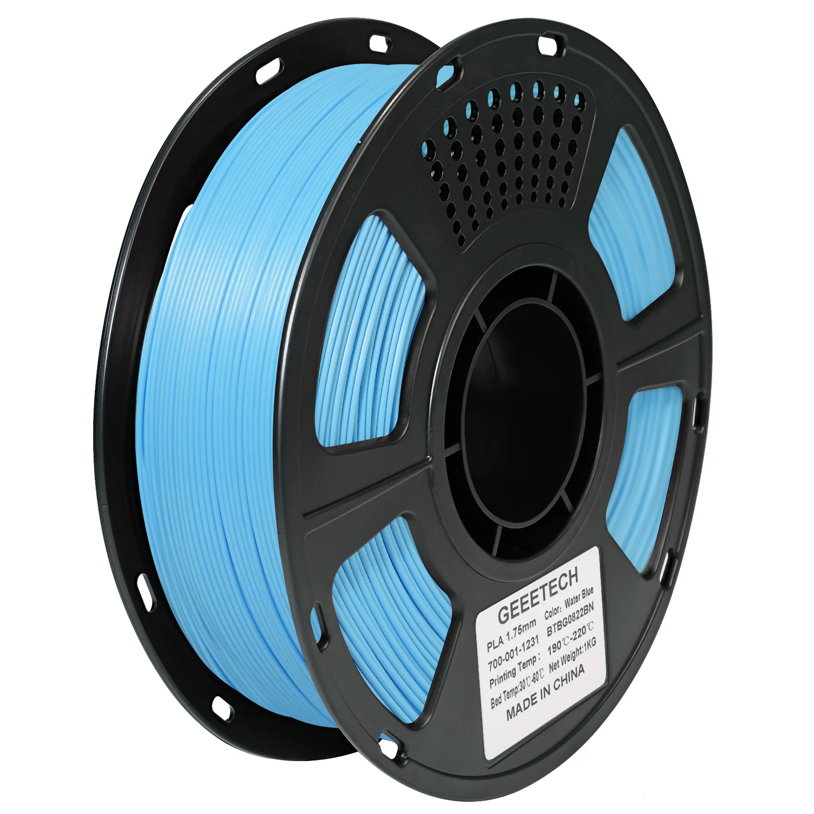 Geeetech Premium PLA Filament - 1kg Spool, 1.75mm, High Precision, Free Shipping