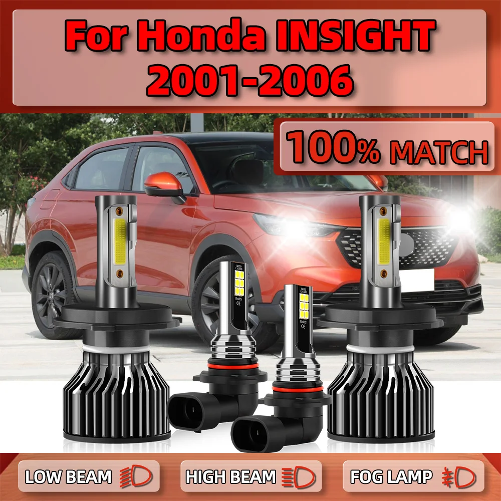 

LED Car Headlight Bulbs 240W 40000LM Auto HeadLamp 12V High Low Beam Fog Lamps For Honda INSIGHT 2001 2002 2003 2004 2005 2006