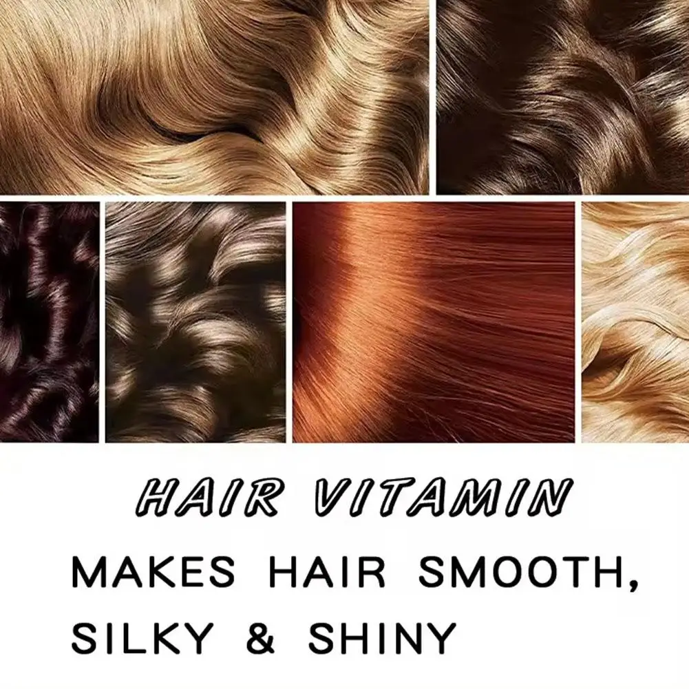 40 capsules Red Hair Vitamin Capsule Keratin Oil Repair Curly Hair Damage Essential Oil Silky Smooth