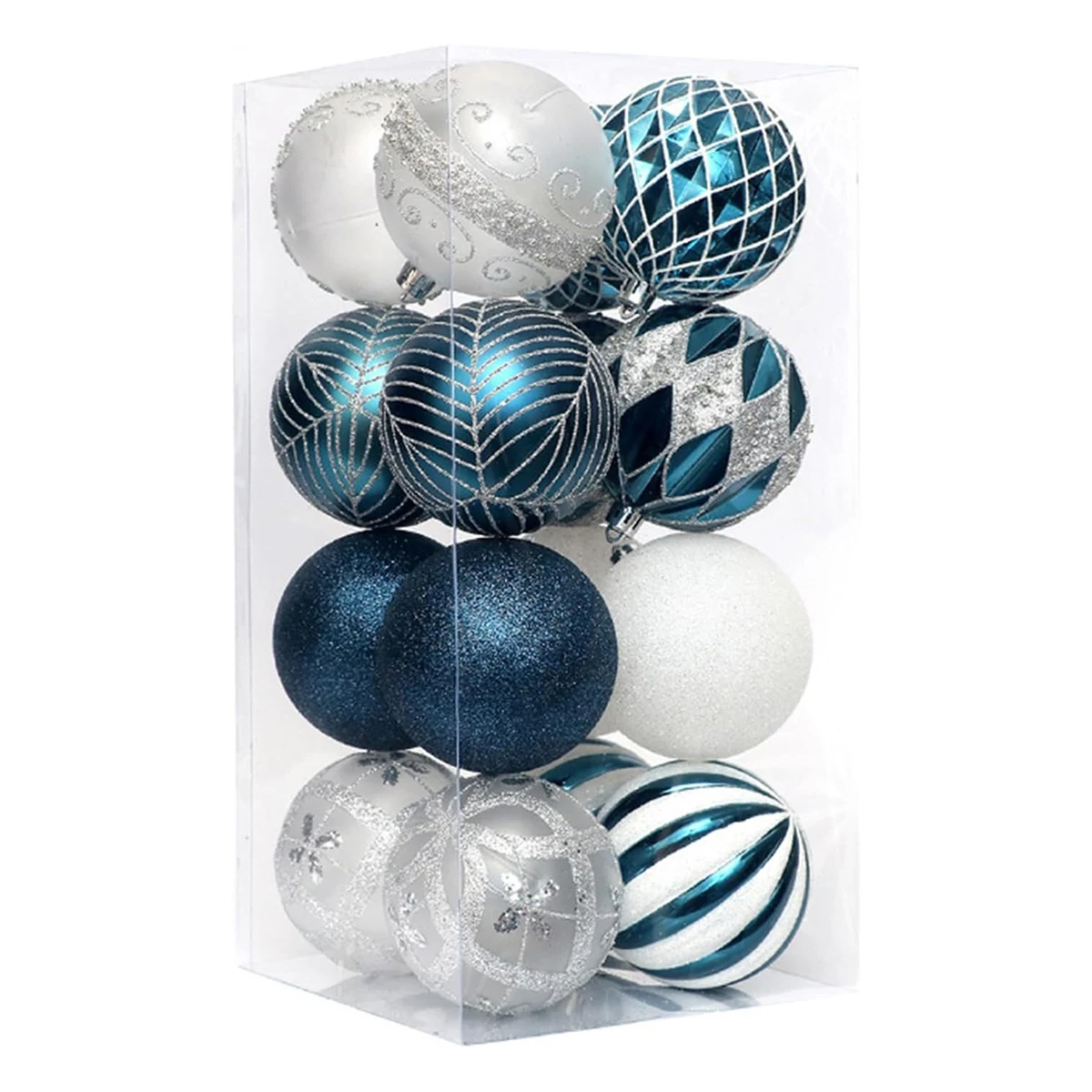 thumbnail image 1 of Adornos navideños 16 juegos, bolas, Halloween, bolas de decoración para árboles de Navidad, adornos para árboles de Navidad Lindos y hermosos, 1 of 5