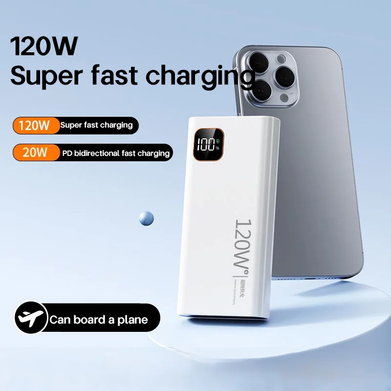 Xiaomi 120W Power Bank 50000mAh High Capacity Fast Charging Powerbank Portable Battery Charger For iPhone Samsung Huawei 2025 3