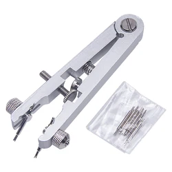 Precision Watch Spring Bar Plier Kit for Strap Removal and Repair (Silver)