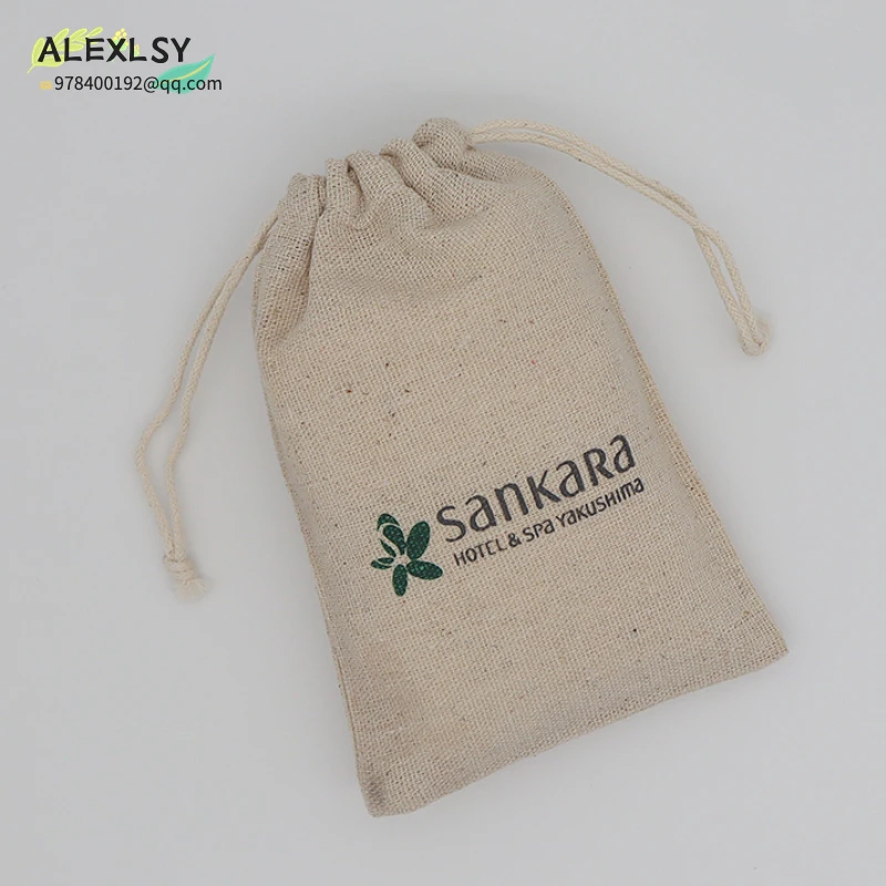 Linen Cotton Drawstring Gift Bags Jewelry Bracelets Rice Cloth Bag Birthday Wedding Party Candy Sundries Storage Pouch Print 20 pcs natural reusable jute linen travel bag environmentally friendly use pouch drawstring tea rice jewelry storage bags