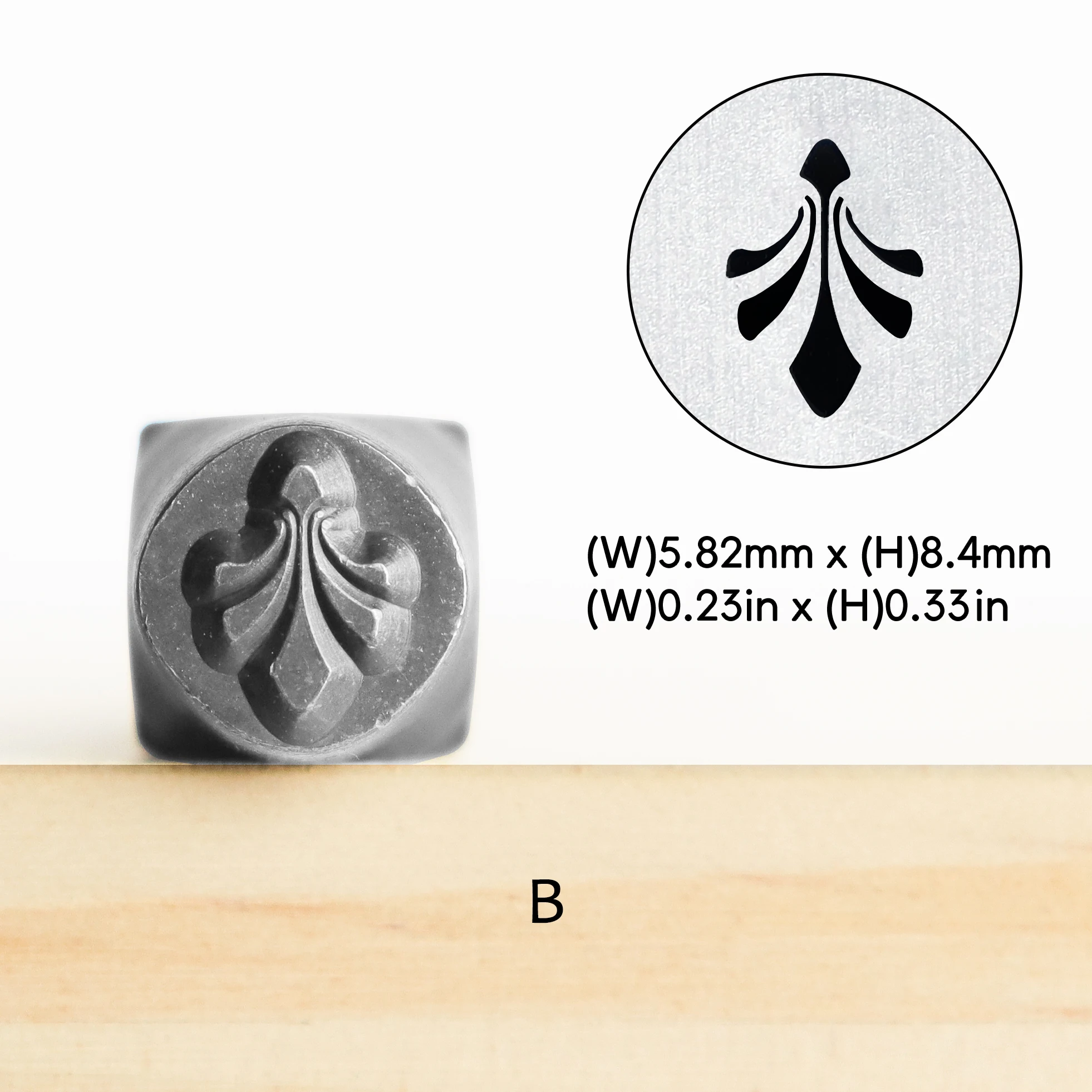 금속 스탬프, 금속 디자인 보헤미안 스탬프, 금속 스탬프 쥬얼리, 금속 스탬핑 도구(8.3MM)