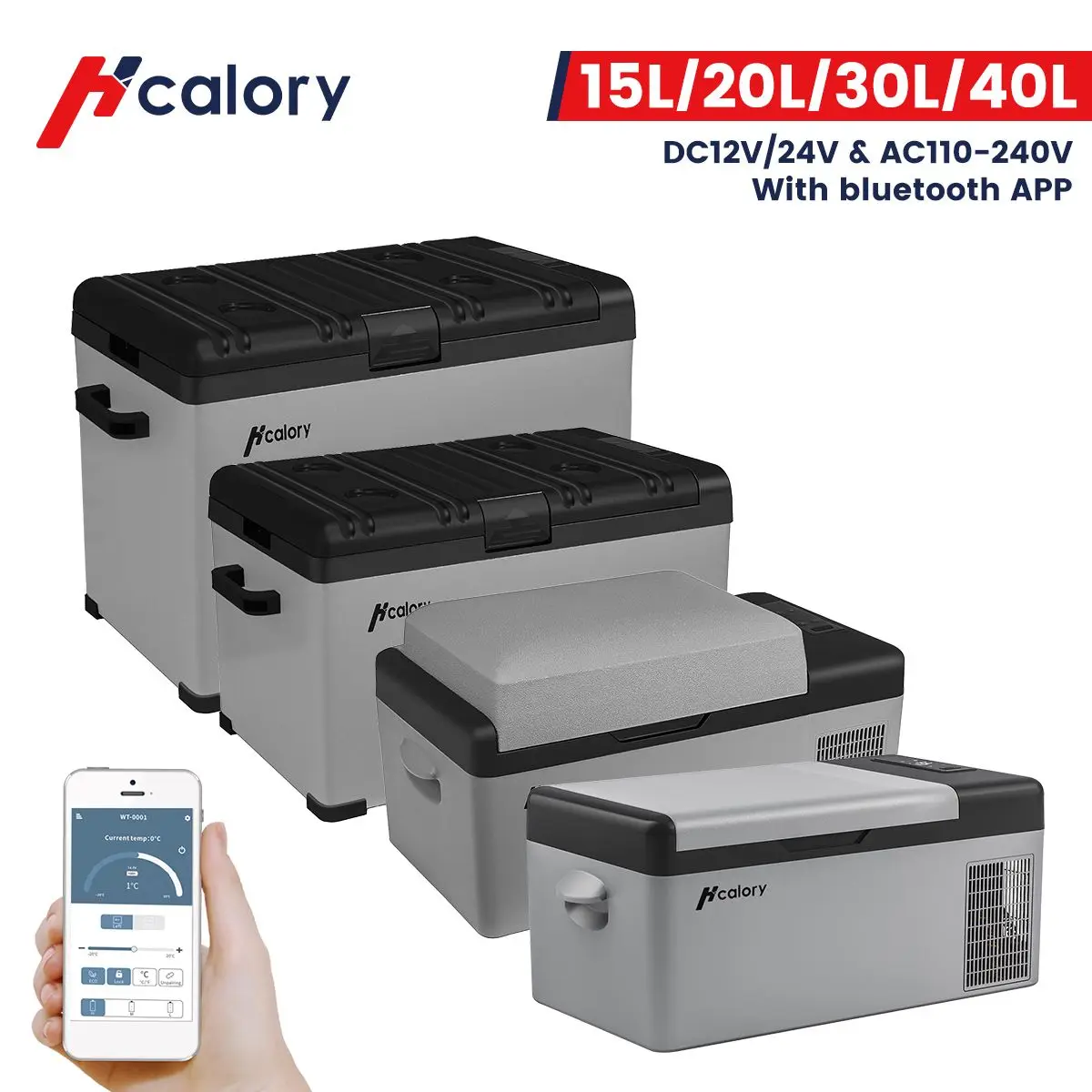 Hcalory 15/20l tragbarer Auto kühlschrank Mini Frigo Elektro