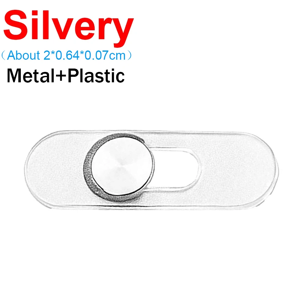 Aluminum Alloy Webcam Privacy Cover with Slide Switch