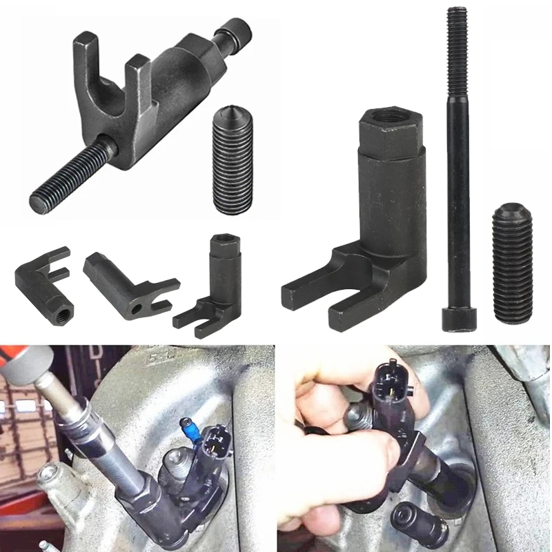 Estuche De 10 Utiles De Reparación De Roscas Para Tornillos De Fijacion Del Inyector De Motores Cdi De Mercedes Benz
