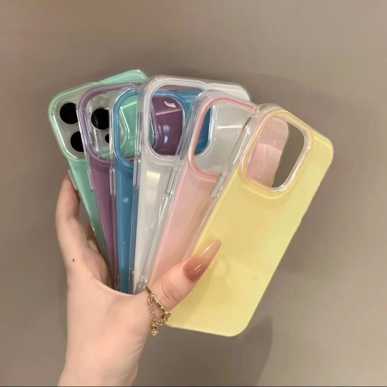 Fashion Candy Shockproof Silicone Bumper Phone Case For iPhone 17 thumbnail 10