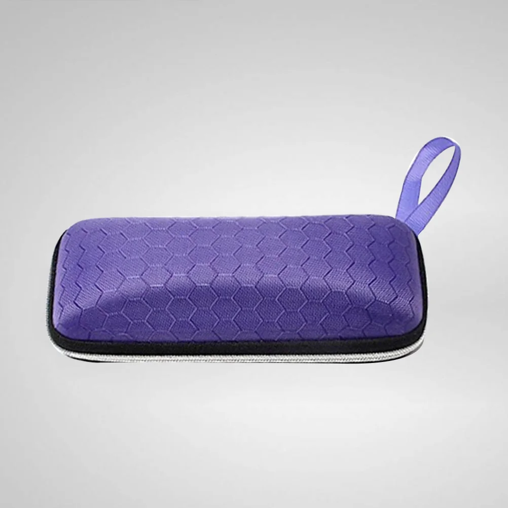 

Healifty Travel Glasses Case Zipper Glasses Case Hard Shell Glasses Care Eva Box Soft Cute Men Women Girls Kids Purple