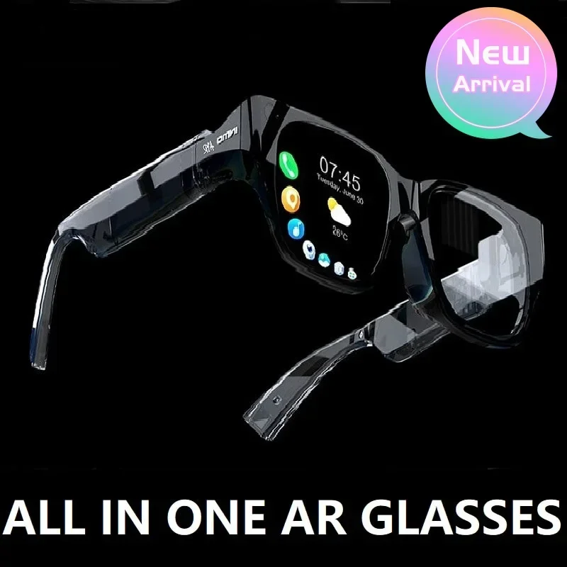 

New AR Bluetooth 3D HD All In One Glasses Cinema Smart Polarized Wireless Projection Sunglasses Steam VR Games Sun Glass