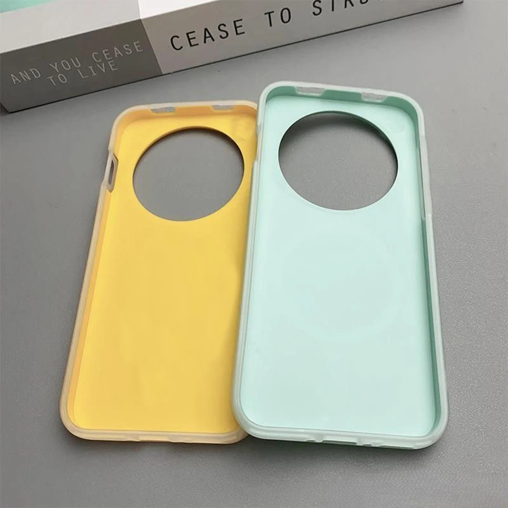 Jelly Color 2-in-1 Shockproof Phone Case with Soft Back and Hard PC Cover