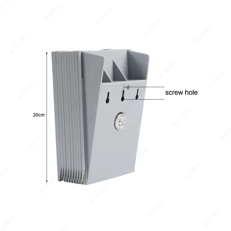Time Card Holder Clock Cards Rack Clocking Plastic Stand for Time Recorder Electronic Attendance Machine