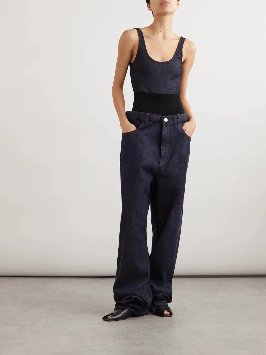 

2024 женские топы, комбинезоны, жилеты, хлопковые корсеты, сексуальные женские джинсовые жилеты y2k, одежда, новые модные высококачественные топы, трико, бюстгальтер