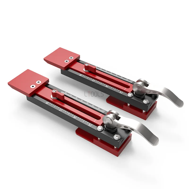 

1 Set Wall Panel Install Tool Precision Gecko Gauge Aluminum Adjustable Stepped Board Install Jig with Metric Inch Double Scale