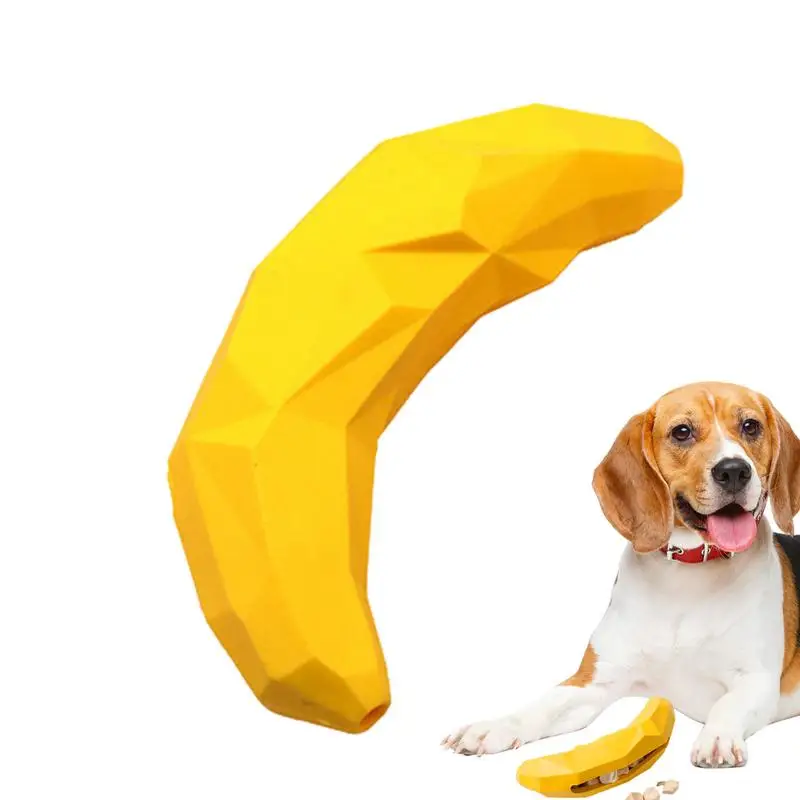 

Игрушки-прорезыватели для щенков, интерактивные игрушки для собак в форме банана, уникальные пищалки, для маленьких, средних и больших собак, для игр на свежем воздухе
