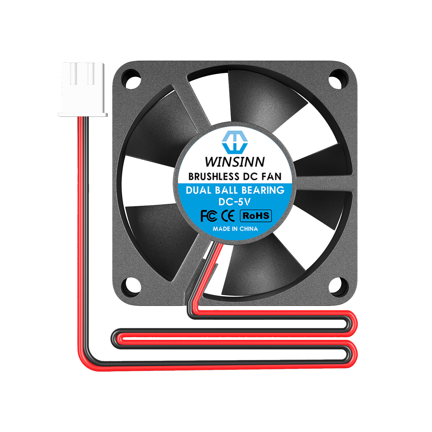 WINSINN 3510 35mm Fan DC 5V 12V 24V Hydraulic / Dual Ball Bearing Brushless Cooling 35x10mm 2PIN