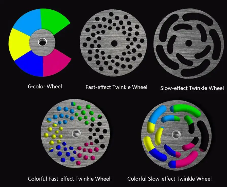 5W Single Color LED Fiber Optic Light Source For Lght Decoration Standard 6 Color/Twinkle White/Twinkle 6 Color LLE-003