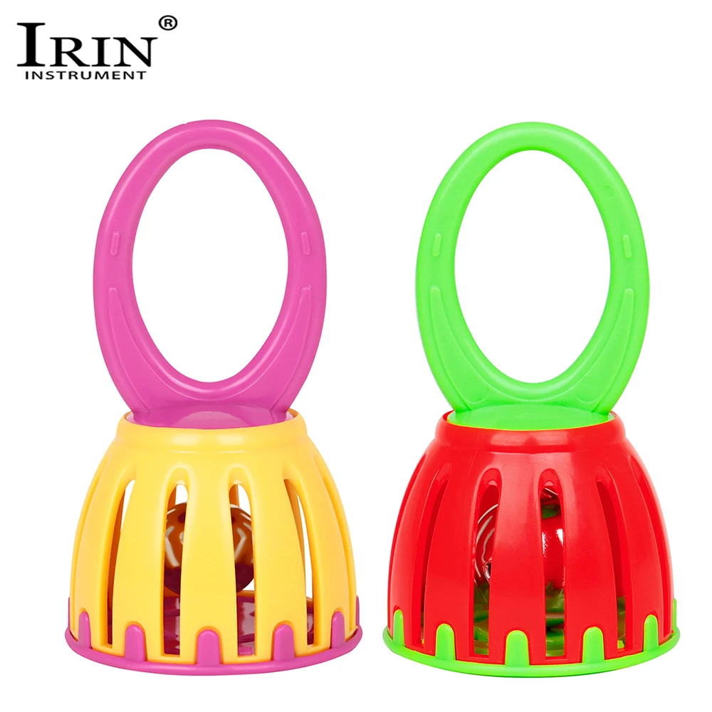IRIN Orff Early Learning Cage Bells Bell Rattle Percussion Bell Musical Instrument Educational Toys for Toys for