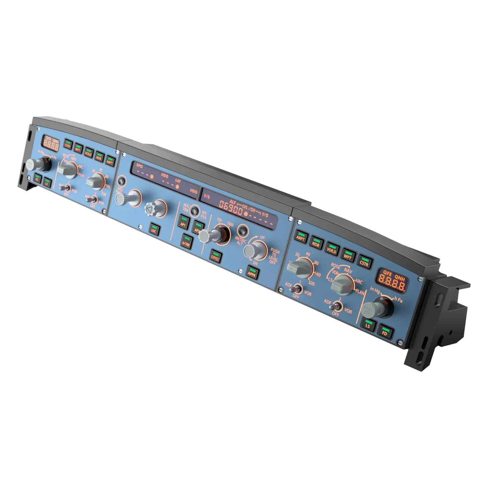 Yisheng full-size simulation A320 EFIS control panel Supports X-Plane MSFS