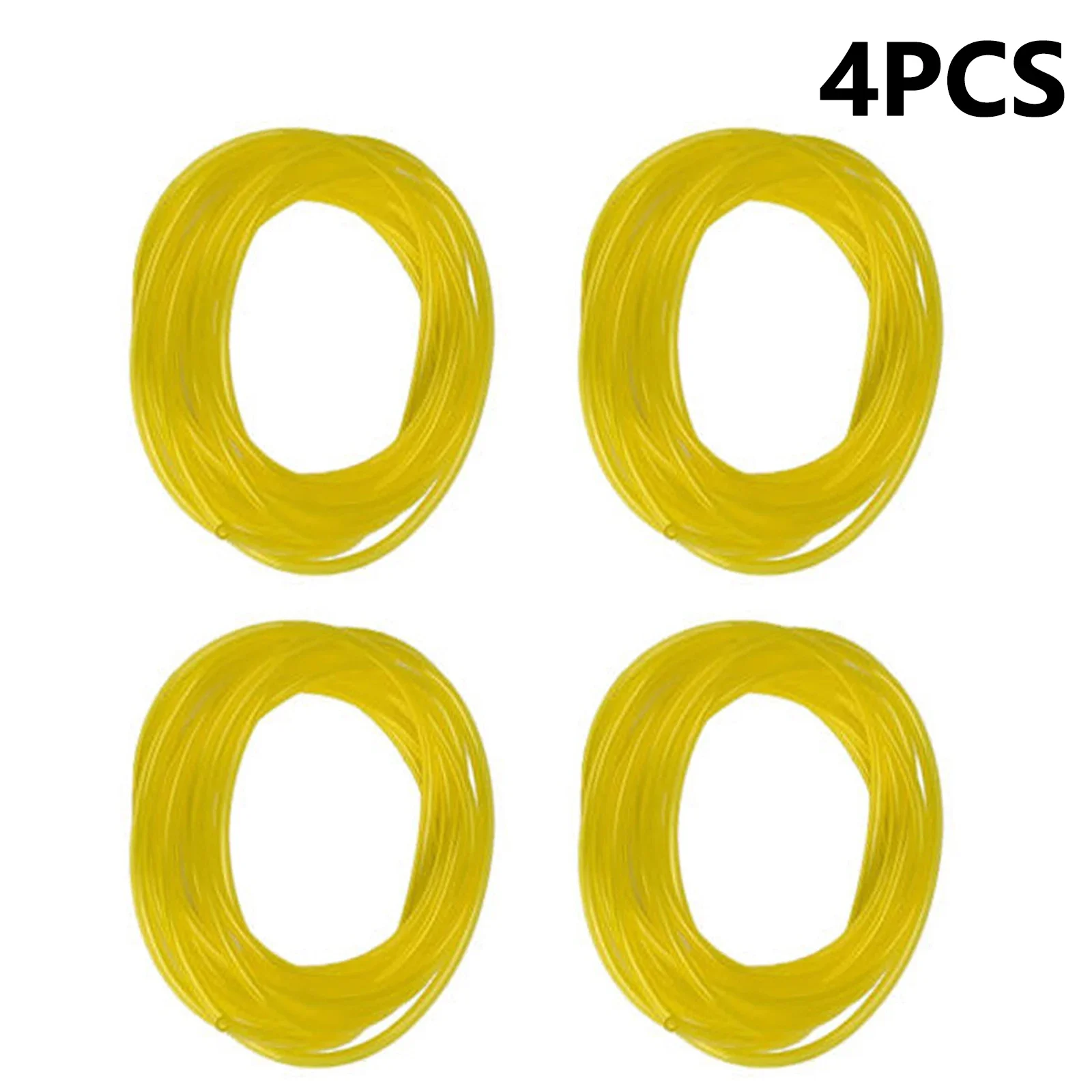 4Pcs Petrol Fuel Pipe Line Hose For Strimmers Trimmer Chainsaws Brushcutter Gas The Real Color Of The Item May Be Slightly