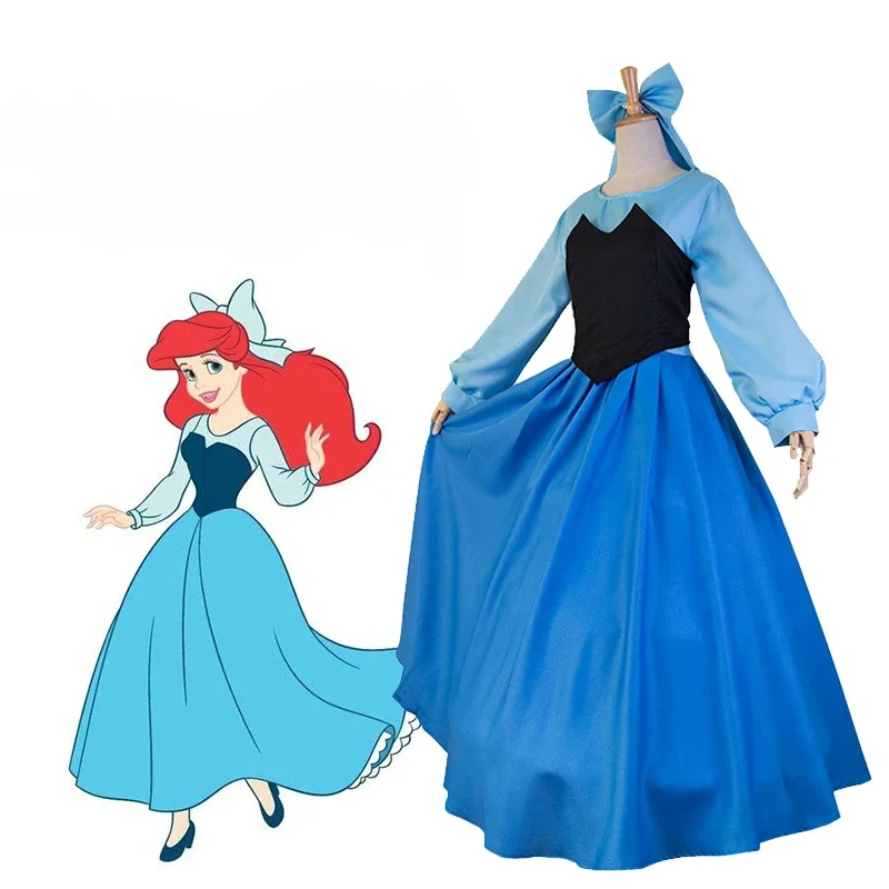 

Disney Ariel Costume for Women The Little Mermaid Ariel Cosplay Costume Princess Dress Halloween Party Women Dresses Costumes