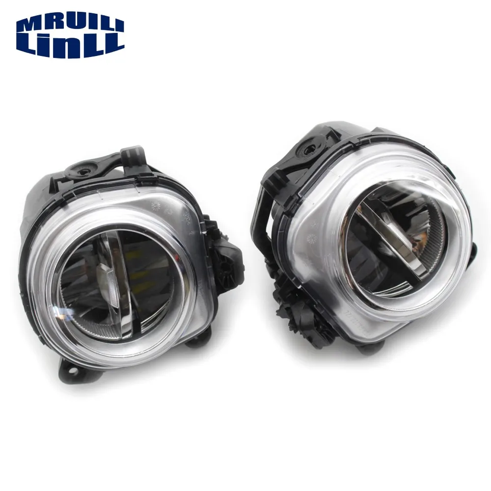 NEW Car Front Bumper LED Fog Light Lamp DRL Driving Lamp OE# 63177317251 63177317252 For BMW X3 F25 X4 F26 X5 F15 F85 2014-2016 detail image 2