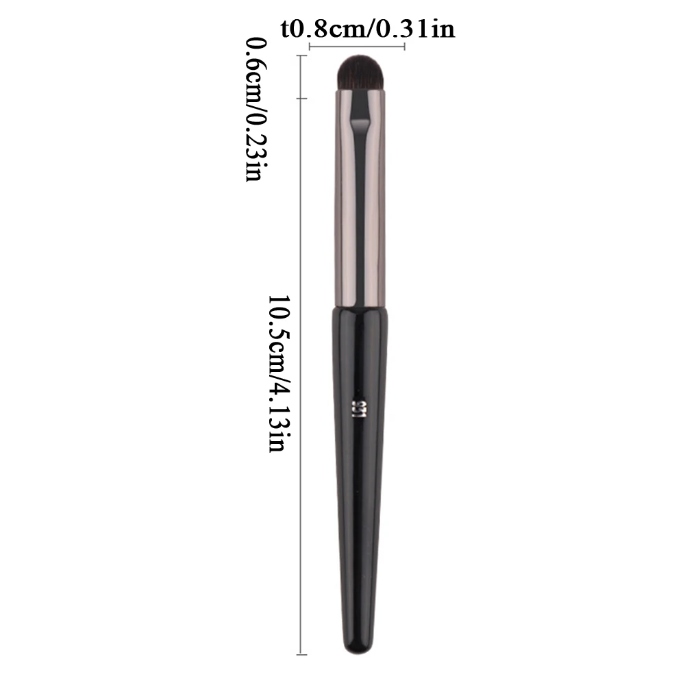 Description Picture 3 of itemSmall Lip Brush With Cover Makeup Beauty Tool Eye Shadow Brush Portable Multifunctional Mini Soft Cream Cosmetics Contour Brush