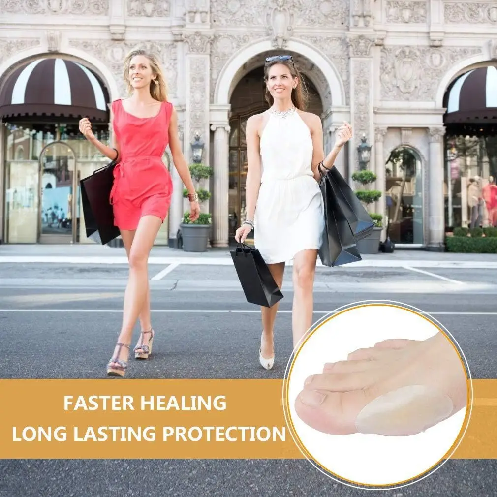 10PCS Gel Shoes Stickers Soft Hydrocolloid Pads Relief Pain Blisters Friction Pressure Heel Pain Patch 3