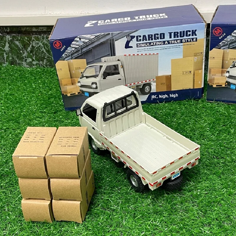 1:10/1:16 Wpl D12 Rc Car Simulation Drift Climbing Truck Led Light Cargo Rc Electric Toy Model For Boys Christmas Surprise Gifts 5