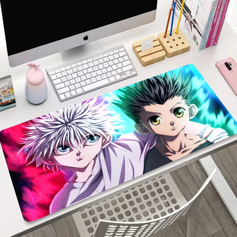 

Hunter Mouse Pad Gamer 900x400x3mm Desk Mat XXL Large Mousepad Teenager Compute Table Pads Anime Gaming Keyboard Mouse Mats