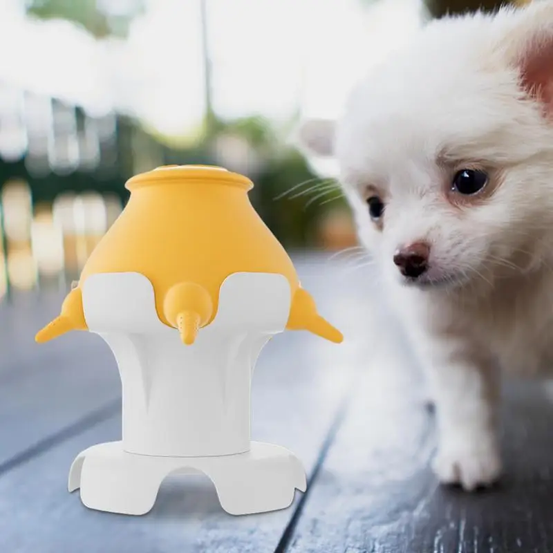 

New 240ml Silicone Puppies Milk Feeder Baby Pet Mlik Feeder with 4 Teats Puppy Bottles for Kittens Puppies Rabbits Cat Dog Bowls