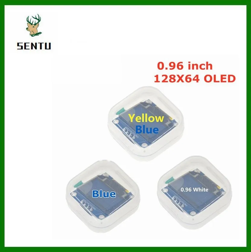 OLED Display Module 0.96 inch IIC Serial 128X64 I2C SSD1306 LCD Screen Board for Arduino