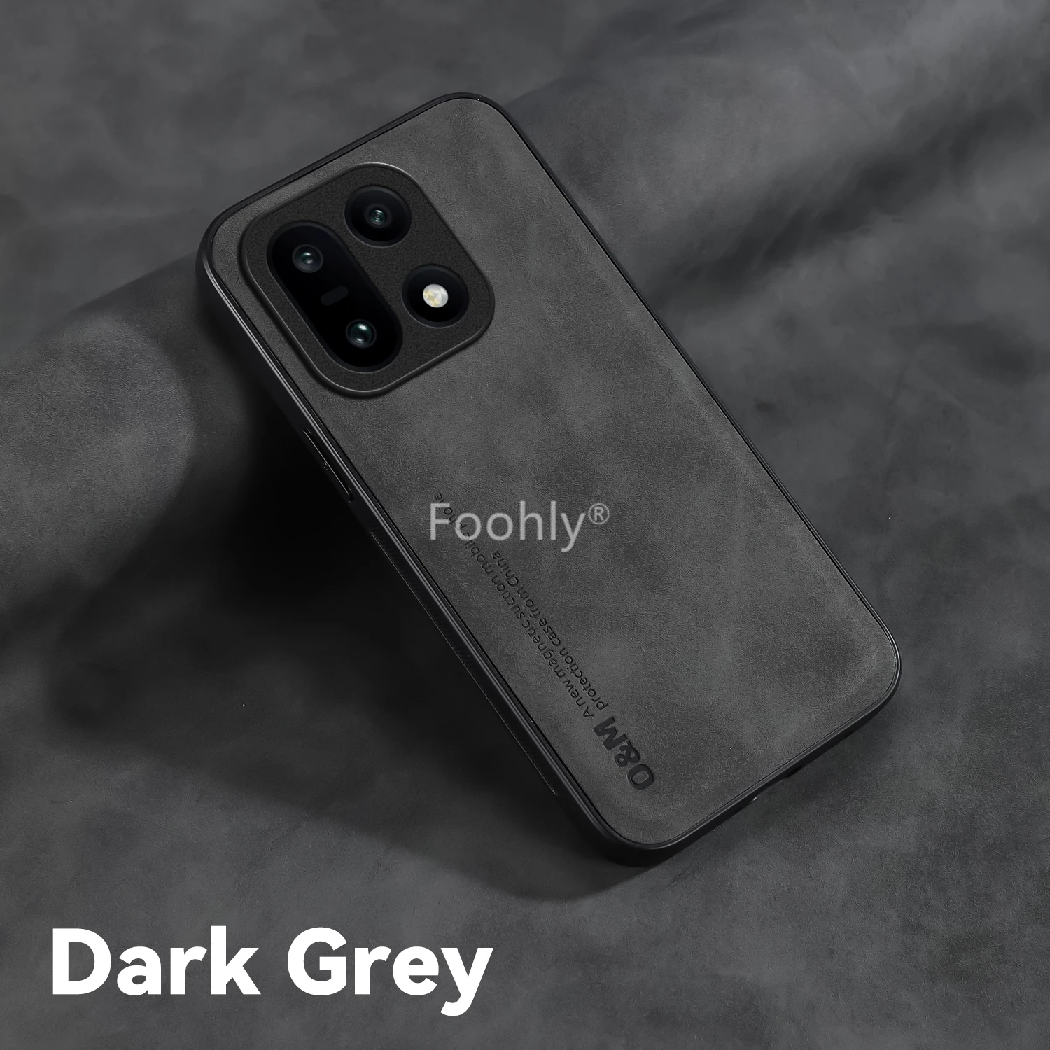 Nubuck Leather Shockproof Magnetic Protective Phone Case