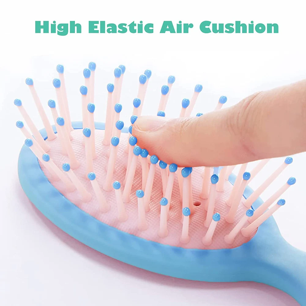 1pcs Mini Detangler Hair Brushes Massager Anti Static Air Bag Hair Comb Wet and Dry Portable Hairbrush Salon Styling Accessories 3
