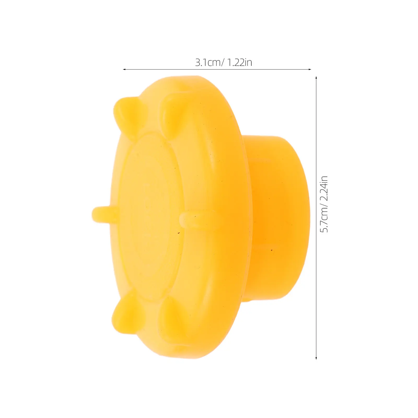 4Pcs 밝은 노란색 슬라이드 스크류 캡 3Cm 내경 플라스틱 안전 스크류 커버 놀이터 슬라이드 실내 뒷마당용