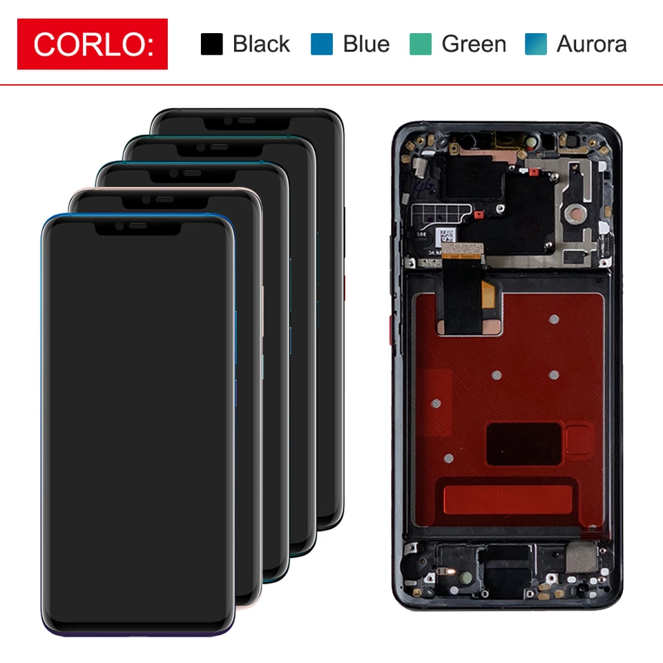 Écran LCD de remplacement TFT pour Huawei Mate 20 Pro LYA-L09 LYA-L29 sans cadre (noir, écran non incurvé, sans empreintes digitales Écran LCD de remplacement TFT pour Huawei Mate 20 Pro LYA-L09 LYA-L29 sans cadre (noir, écran non incurvé, sans empreintes digitales