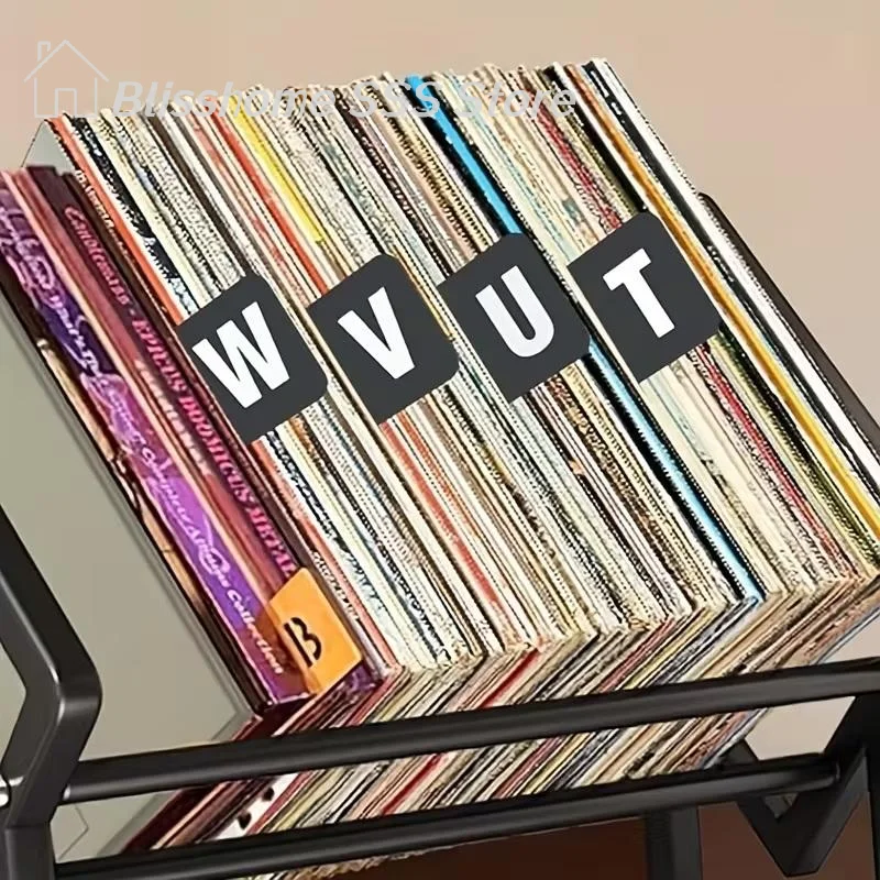 【S】26Pcs/set CD/DVD/Vinyl Record Organizer Dividers A-Z Alphabet File Storage Separator For Music Albums Office Home - 5